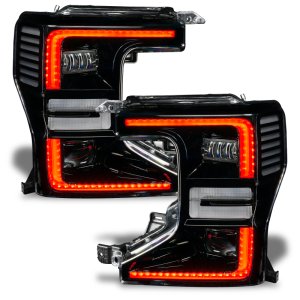 Ford F-250 Super Duty Headlight DRL Kit - ORACLE Lighting - Dynamic ColorSHIFT with Switchback Turn Signals - Dynamic ColorSHIFT - `20-`22
